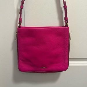 Fossil Magenta Crossbody